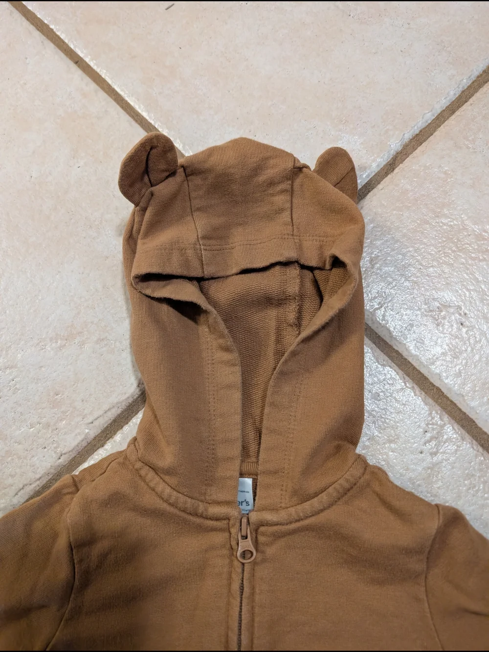 Carter's Brown Bear Hoodie Jacket with Ears